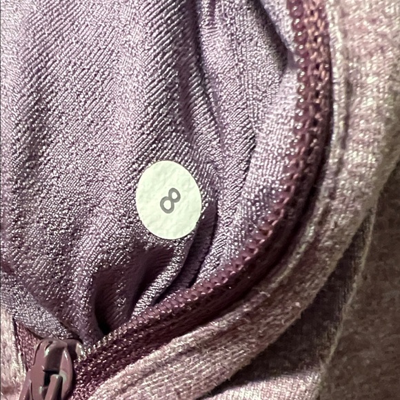 Lululemon Stride Jacket II Heathered Mauve size 8 EUC Athleisure Activewear - Picture 5 of 9